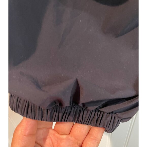 Paskho Black Elastic Waist Tie Pants L Polyester & Elastane Womens Casual Wear - Picture 6 of 16